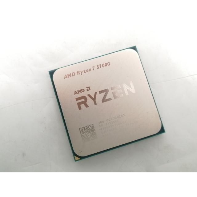 AMD Ryzen 7 5700G ジャンク 中古】AMD Ryzen 7 5700G (3.8GHz/TC:4.6GHz) bulk AM4/8C/16T/L3 16MB