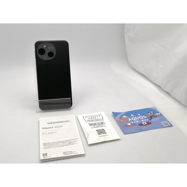 【中古】SHARP 国内版 【SIMフリー】 AQUOS sense9  ブラック 6GB 128GB SH-M29【ECセンター】保証期間１ヶ月【ランクA】の画像