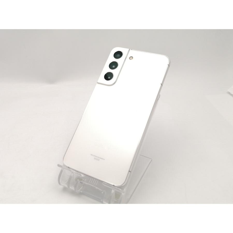 中古】SAMSUNG au 【SIMフリー】 Galaxy S22 ファントムホワイト 8GB