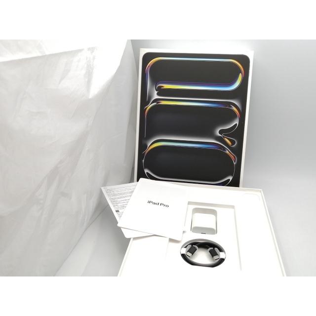 【中古】Apple 国内版 【SIMフリー】 13インチ iPad Pro（M4/2024） 256GB スペースブラック 標準ガラス MVXR3J/A【ECセンター】保証期間１ヶ月【ランクA】の画像