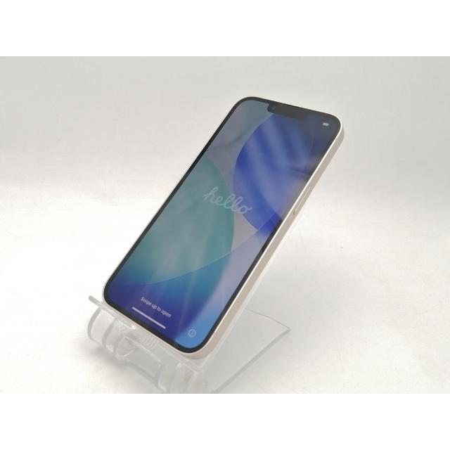 【中古】Apple SoftBank 【SIMフリー】 iPhone 13 128GB スターライト MLND3J/A【ECセンター】保証期間１ヶ月【ランクA】の画像