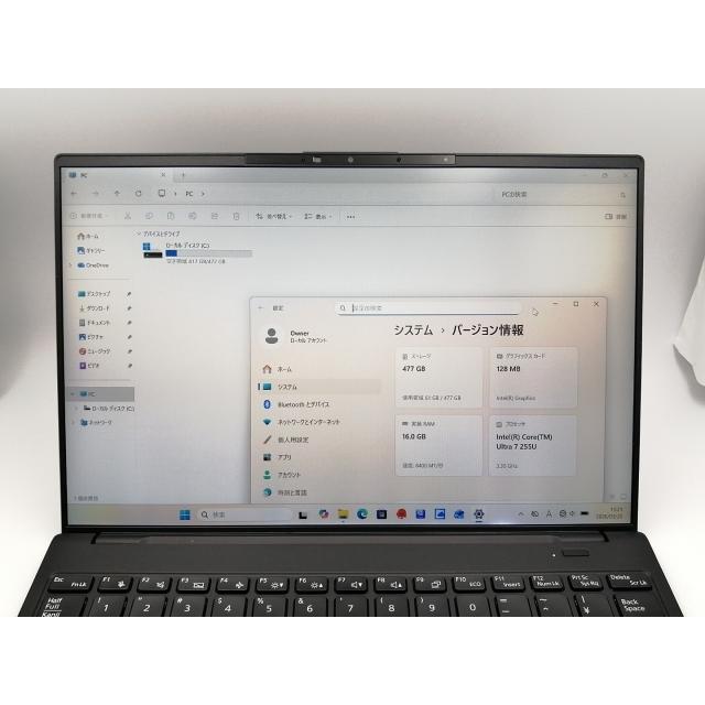 中古】Fujitsu FMV Note U UX-K3 FMVUXSK3BA ピクトブラック 【Ultra7