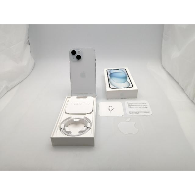 【中古】Apple 国内版 【SIMフリー】 iPhone 15 128GB ブルー MTML3J/A【ECセンター】保証期間１ヶ月【ランクA】の画像
