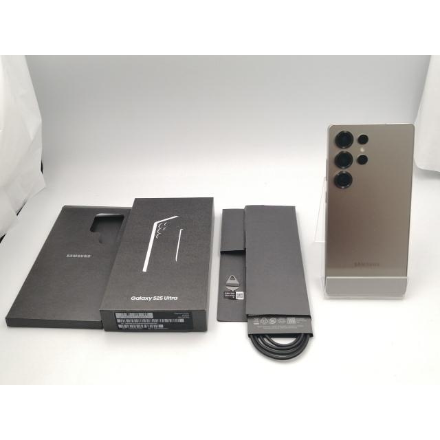 中古】SAMSUNG 国内版 【SIMフリー】 Galaxy S25 Ultra チタニウム