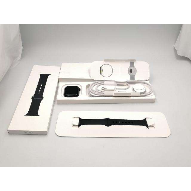 【中古】Apple Watch Series10 42mm Cellular ジェットブラックアルミニウムケース/ブラックスポーツバンド (S/M) MWX63J/A【ECセンター】保証期間１ヶ月の画像