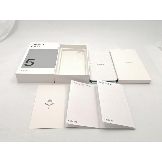 未使用】Oppo UQmobile 【SIMフリー】 OPPO A5 5G 4GB 128GB グリーン