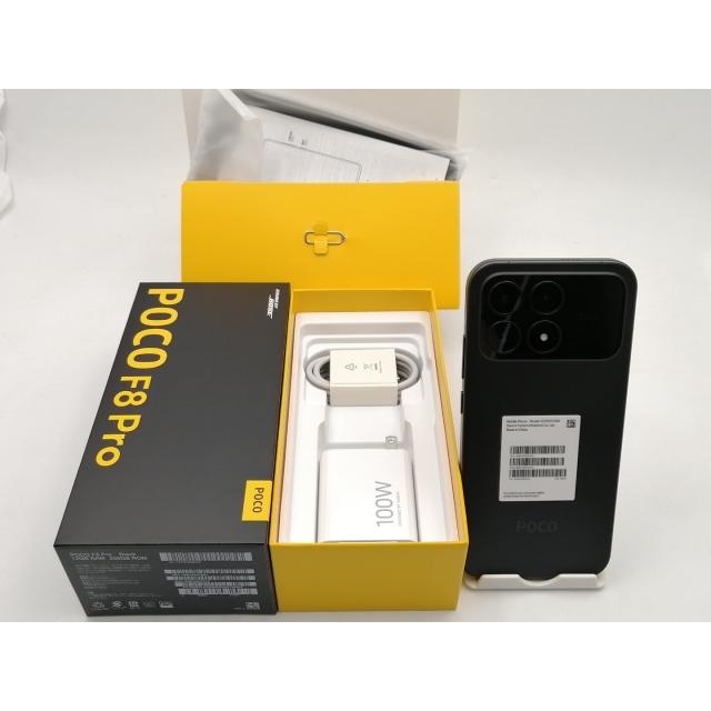 中古】Xiaomi 国内版 【SIMフリー】 POCO F8 Pro ブラック 12GB 256GB