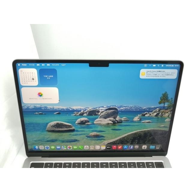 【中古】Apple MacBook Air 13インチ CTO (M3,2024) スペースグレイ M3(CPU:8C/GPU:10C)/24G/512G【ECセンター】保証期間１ヶ月【ランクA】の画像