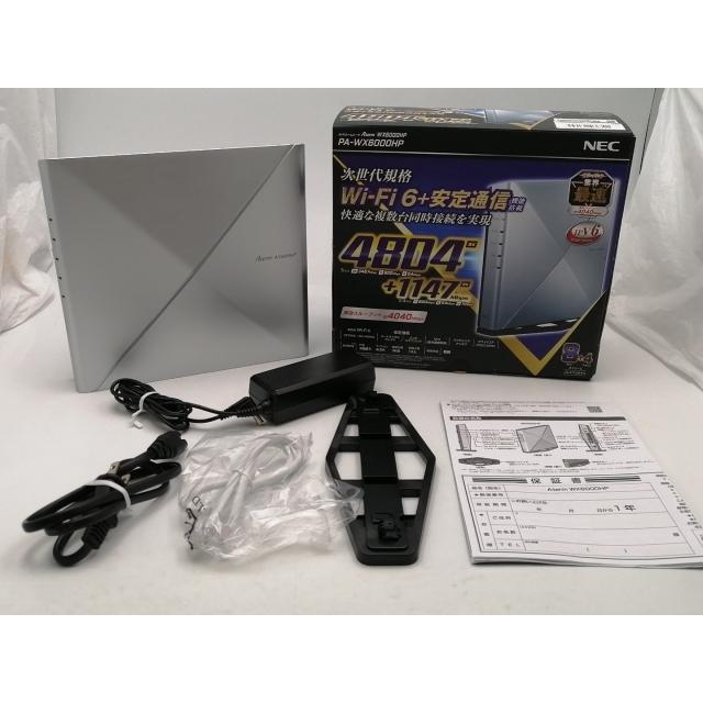 【中古】NEC Aterm PA-WX6000HP Wi-Fi6無線LANルータ 中古】NEC Aterm WX6000HP(PA-WX6000HP) Wi-Fi6(11ax)対応無線LAN
