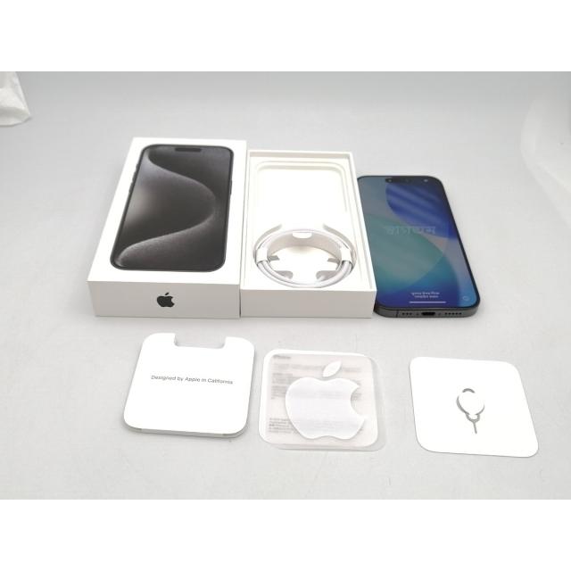 中古】Apple 国内版 【SIMフリー】 iPhone 15 Pro 256GB ブラック