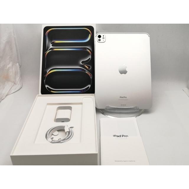 【中古】Apple 【Wi-Fi】 11インチ iPad Pro（M4/2024） 256GB シルバー 標準ガラス MVV93J/A【ECセンター】保証期間１ヶ月【ランクA】の画像