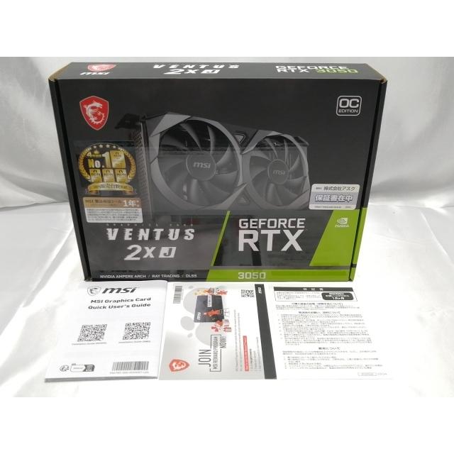 中古】MSI GeForce RTX 3050 VENTUS 2X J 8G OC RTX3050/8G【EC
