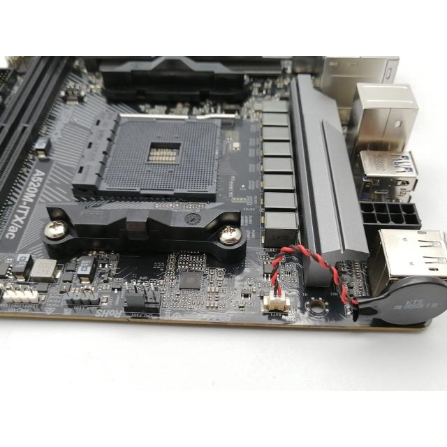 中古】ASRock A520M-ITX/ac A520/AM4/Wi-Fi(11ac)+BT4.2/Mini-ITX【EC