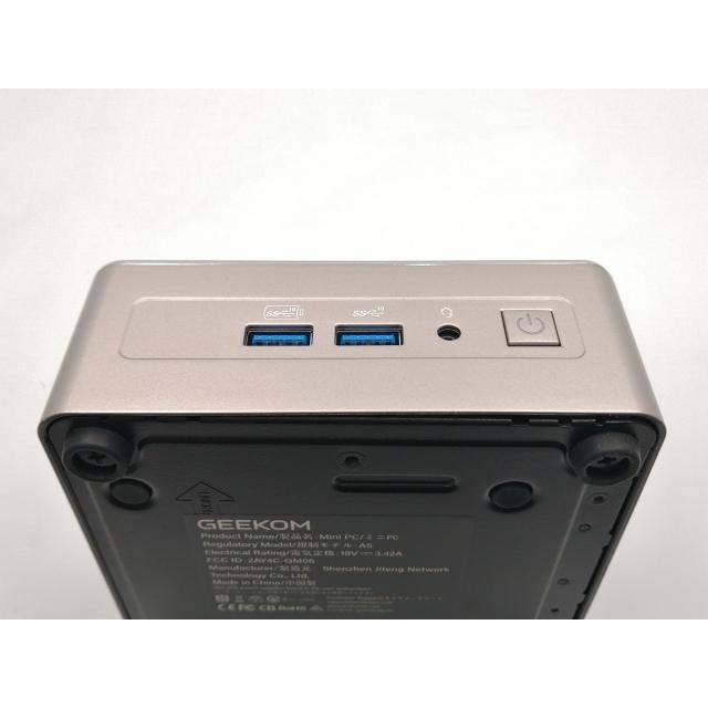 中古】GEEKOM A5 【R5-7430U 16G 512G(SSD) 2.5GbE WiFi 】【EC