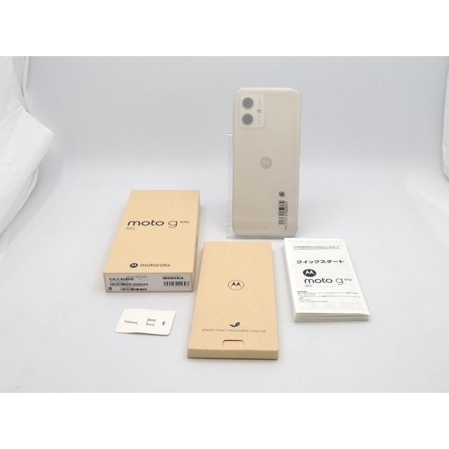 未使用】MOTOROLA ymobile 【SIMフリー】 moto g64y 5G バニラ