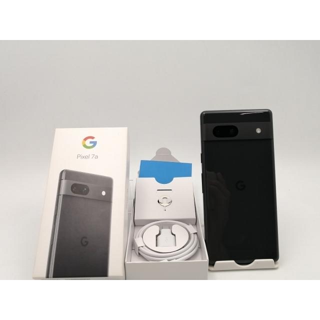 中古】Google docomo 【SIMフリー】 Pixel 7a チャコール 8GB 128GB