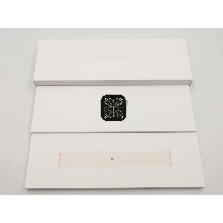 【未使用】Apple Apple Watch Series11 46mm Cellular ゴールドチタニウムケース/ライトブラッシュスポーツバンド (M/L) MFD64J/A【ECセンター】保証期間３ヶ月の画像