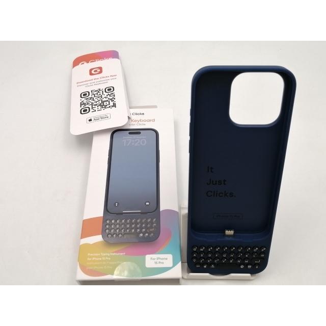 中古】Clicks Clicks for iPhone15Pro キーボード付きスマホケース