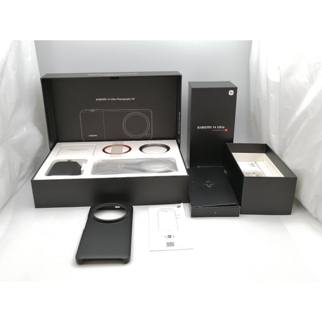 【中古】Xiaomi 国内版 【SIMフリー】 Xiaomi 14 Ultra （フォトグラフィーキット付き） ブラック 16GB 512GB【ECセンター】保証期間１ヶ月【ランクA】の画像