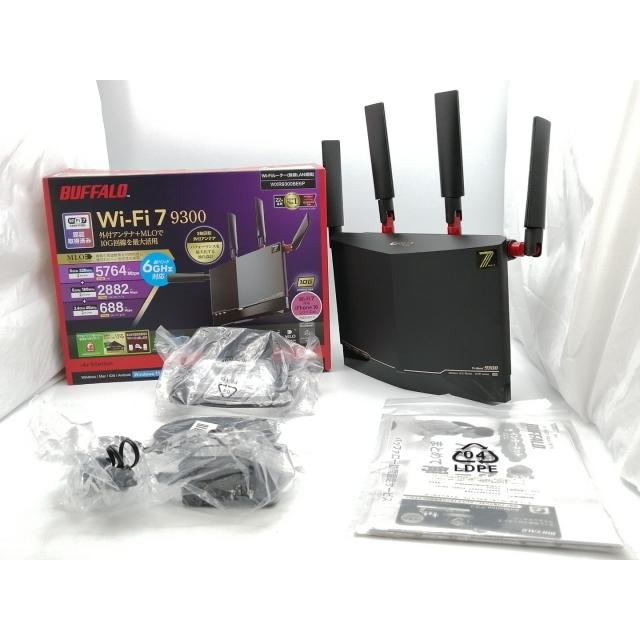 中古】BUFFALO AirStation WXR9300BE6P [ブラック] Wi-Fi7(11be)対応