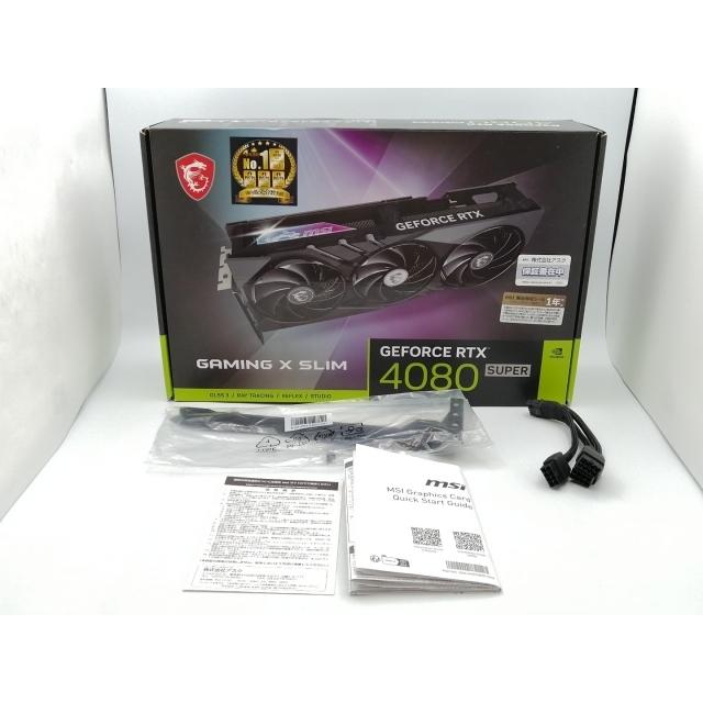 中古】MSI GeForce RTX 4080 SUPER 16G GAMING X SLIM RTX4080Super