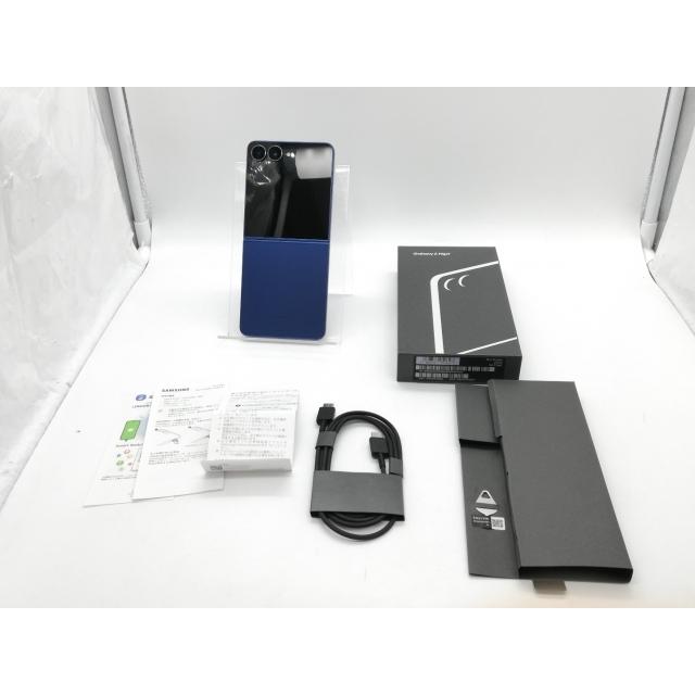 中古】SAMSUNG 国内版 【SIMフリー】 Galaxy Z Flip7 ブルーシャドウ