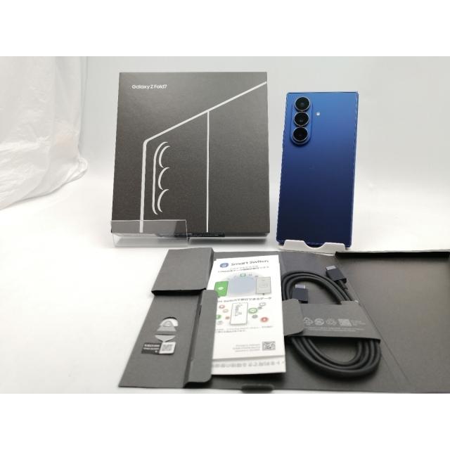 【中古】SAMSUNG 国内版 【SIMフリー】 Galaxy Z Fold7 ブルーシャドウ 12GB 256GB SM-F966Q【ECセンター】保証期間１ヶ月【ランクA】の画像