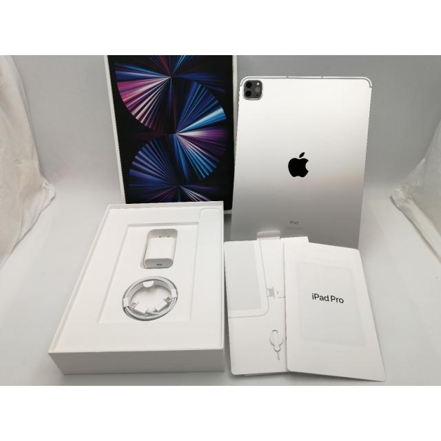 【中古】Apple 国内版 【SIMフリー】 11インチ iPad Pro（第3世代/2021） 256GB シルバー MHW83J/A【ECセンター】保証期間１ヶ月【ランクA】の画像