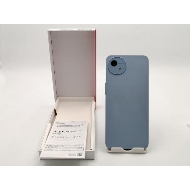 中古】SHARP docomo 【SIMフリー】 AQUOS wish4 ブルー 4GB 64GB SH
