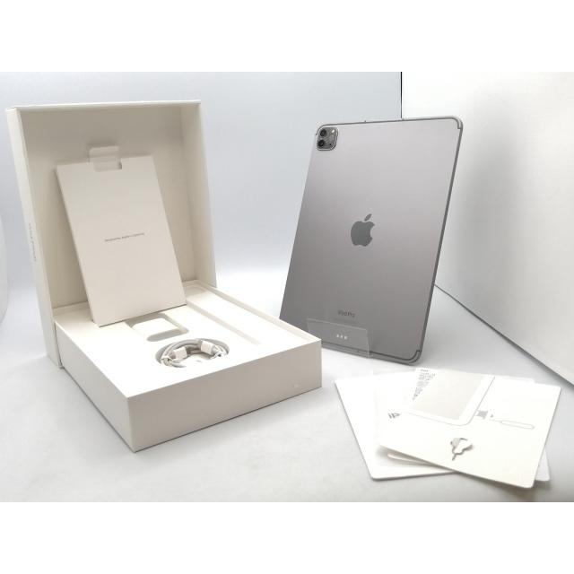 【中古】【赤ロム保証あり】au 【SIMフリー】 11インチ iPad Pro（第4世代/2022） 256GB スペースグレイ MNYE3J/A【ECセンター】保証期間１ヶ月【ランクB】の画像
