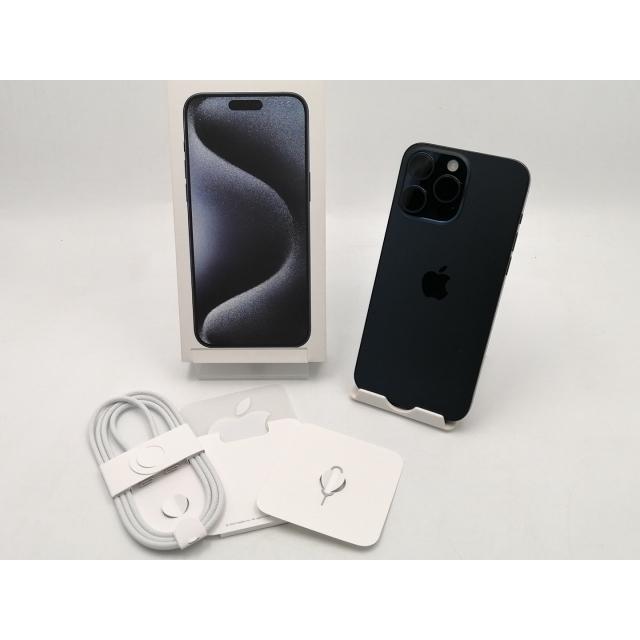 【中古】Apple 国内版 【SIMフリー】 iPhone 15 Pro Max 256GB ブルーチタニウム MU6T3J/A【ECセンター】保証期間１ヶ月【ランクB】の画像