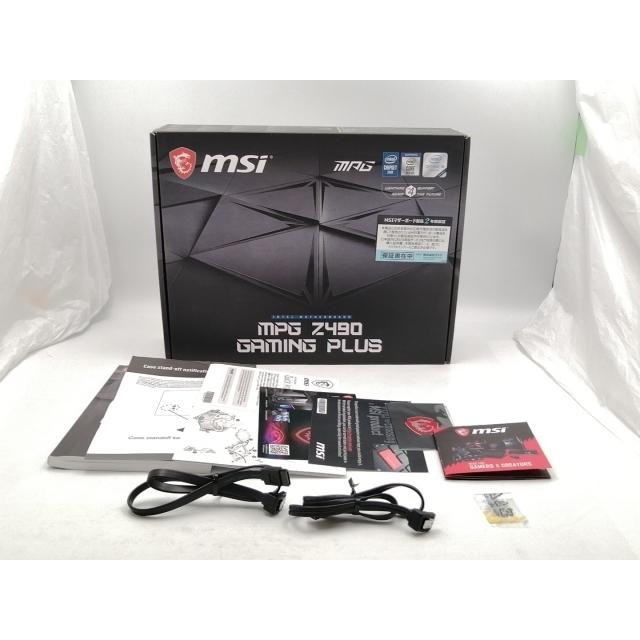 中古】MSI MPG Z490 GAMING PLUS Z490/LGA1200/2.5GbitLAN/ATX【EC