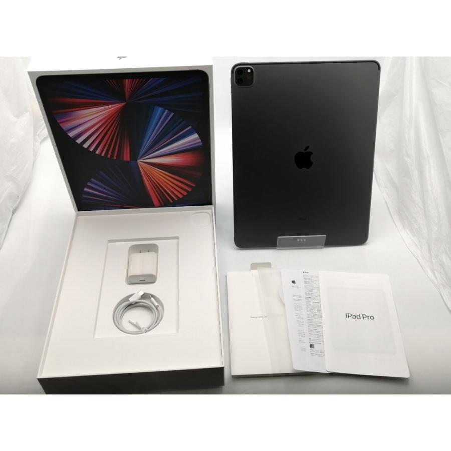 【中古】Apple 【Wi-Fi】 12.9インチ iPad Pro（第5世代/2021） 128GB スペースグレイ MHNF3J/A【ECセンター】保証期間１ヶ月【ランクA】の画像