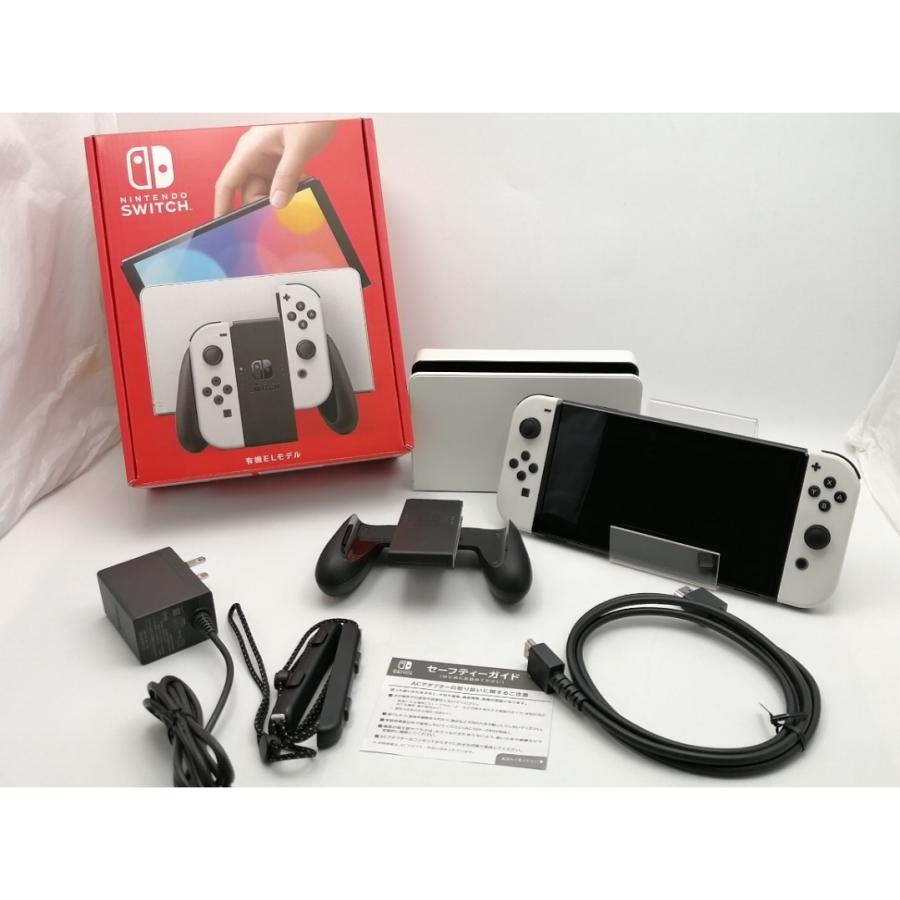 中古】Nintendo Switch 本体 (有機ELモデル) HEG-S-KAAAA ホワイト