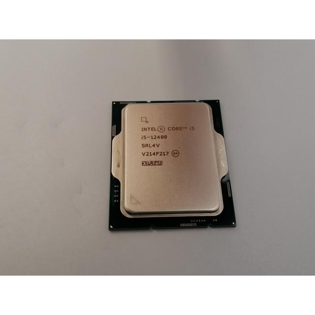 中古】Intel Core i5-12400(2.5GHz) Box LGA1700/6C(P:6C/E:0C)/12T/L3 