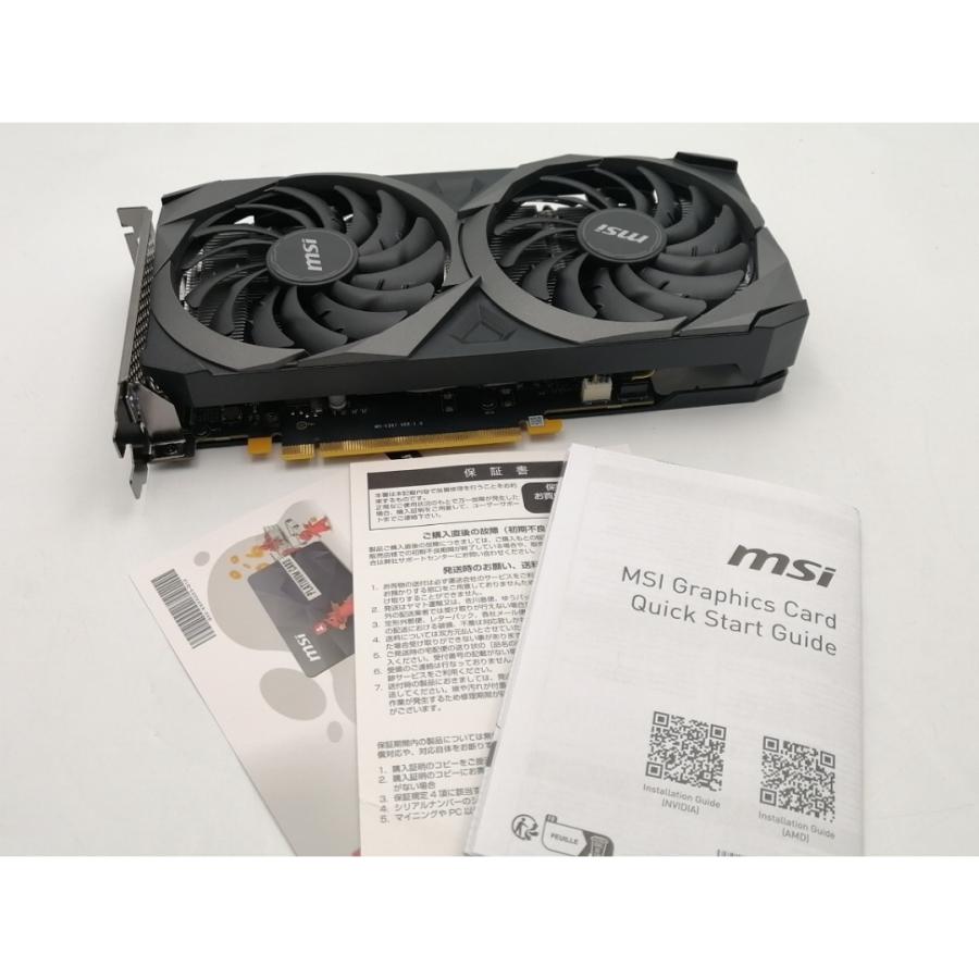 中古】MSI GeForce RTX 3060 VENTUS 2X 12G OC RTX3060(LHR)/12GB