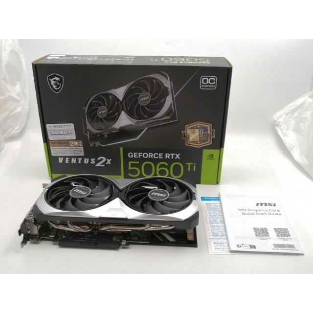 中古】MSI GeForce RTX 5060 Ti 8G VENTUS 2X OC CLASSIC RTX5060Ti/8G