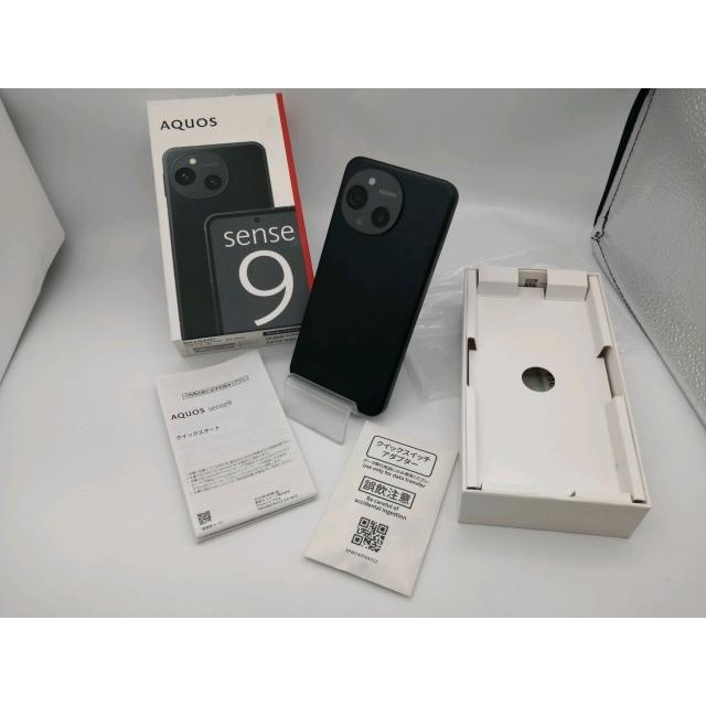 中古】SHARP 国内版 【SIMフリー】 AQUOS sense9 ブラック 8GB 256GB 