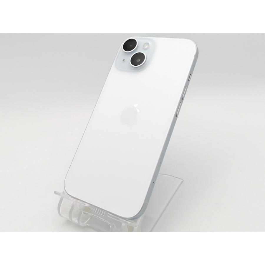 中古】Apple docomo 【SIMフリー】 iPhone 15 128GB ブルー MTML3J/A