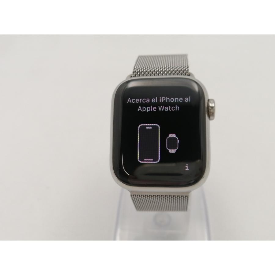 中古】Apple Watch Series8 41mm Cellular シルバーステンレススチール 