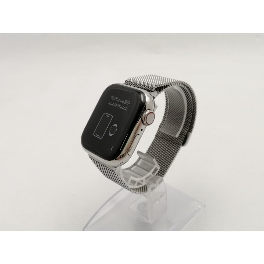中古】Apple Watch Series8 41mm Cellular シルバーステンレススチール 