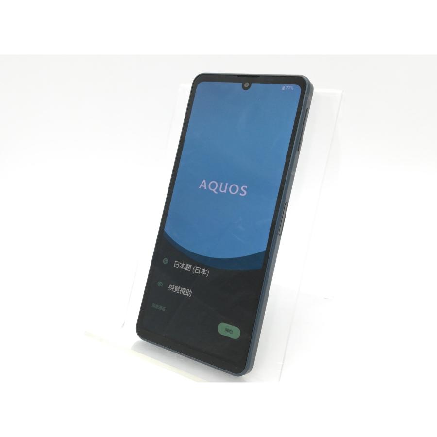 中古】SHARP 国内版 【SIMフリー】 AQUOS sense8 コバルトブラック 6GB
