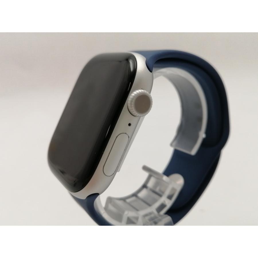 【中古】Apple Apple Watch Series10 46mm GPS シルバーアルミニウムケース/デニムスポーツバンド (M/L) MWWM3J/A【ECセンター】保証期間１ヶ月【ランクB】の画像