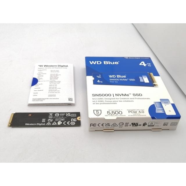 中古】W.D. WD Blue SN5000 NVMe WDS400T4B0E 4TB/M.2 2280(PCIe4.0