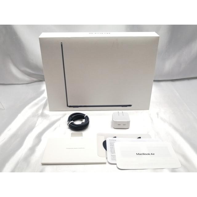 【中古】Apple MacBook Air 13インチ  M3(CPU:8C/GPU:10C) 16GB/512GB ミッドナイト MXCV3J/A (13インチ, M3, 2024)【ECセンター】保証期間１ヶ月【ランクB】の画像