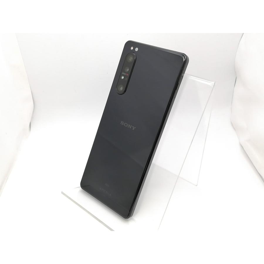 中古】SONY au 【SIMロック解除済み】 Xperia 1 II ブラック 8GB 128GB