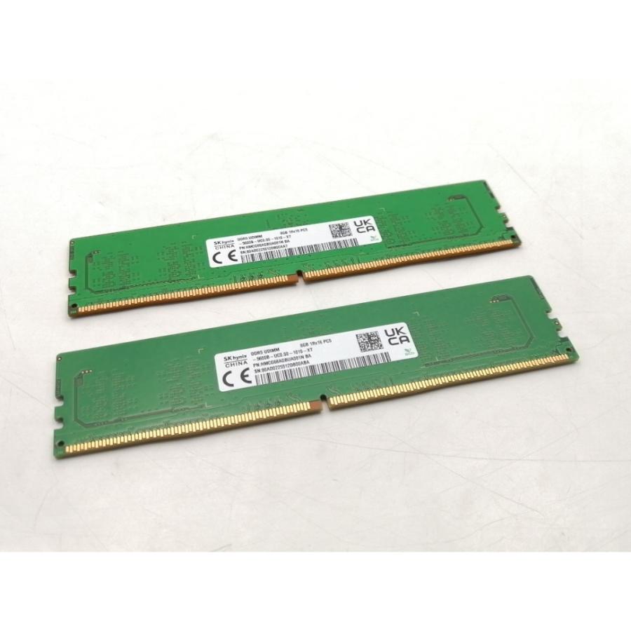 【ほぼ未使用】Samsung DDR5 5600 8GB x 2枚 16GB Samsung 16GB (2x8GB) DDR5 5600MHz PC5-44800 CL46 UDIMM 1Rx16