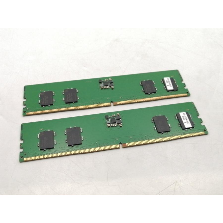 中古】DDR5 8GB 2枚組（合計16GB） DDR5-5600(PC5-44800