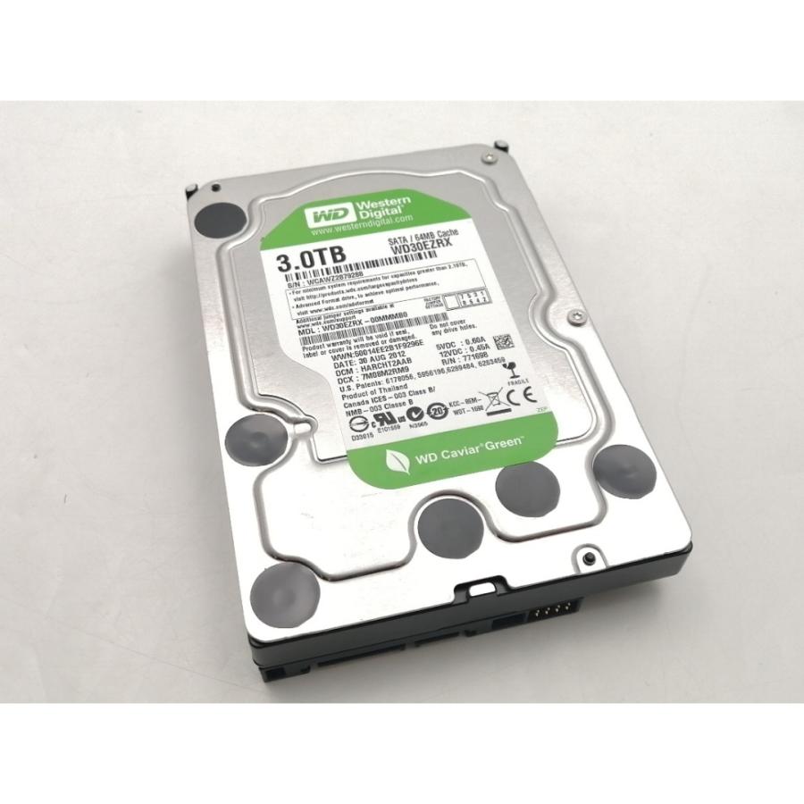 中古】W.D. WD30EZRX WD Green 3TB/IntelliPower/64MB/6Gbps【EC 