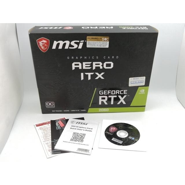 中古】MSI GeForce RTX 2060 AERO ITX 6G OC RTX2060/6GB(GDDR6)/PCI-E 